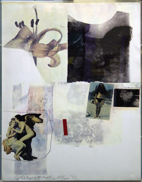 UNTITLED BY ROBERT RAUSCHENBERG