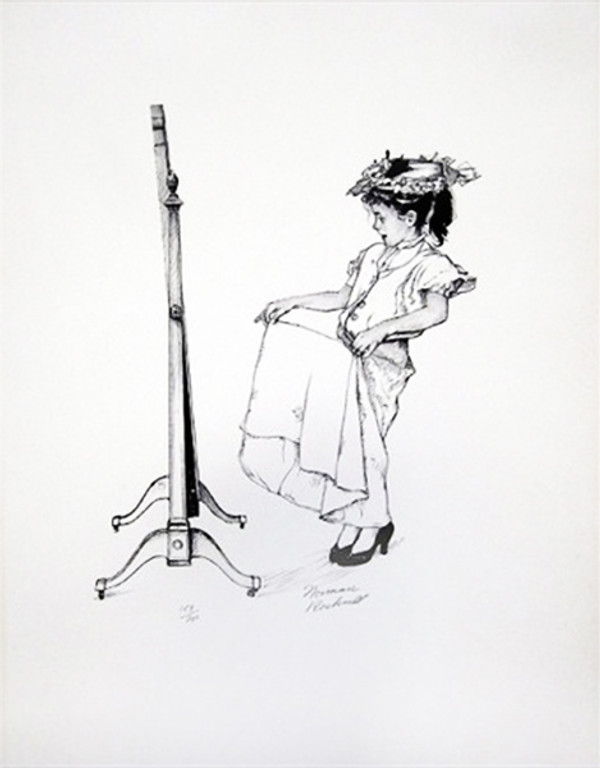 Dressmaker, 1931 by Norman Rockwell - Paper Print - Norman