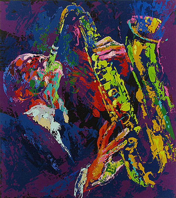 SAX MAN BY LEROY NEIMAN - GRUN ART