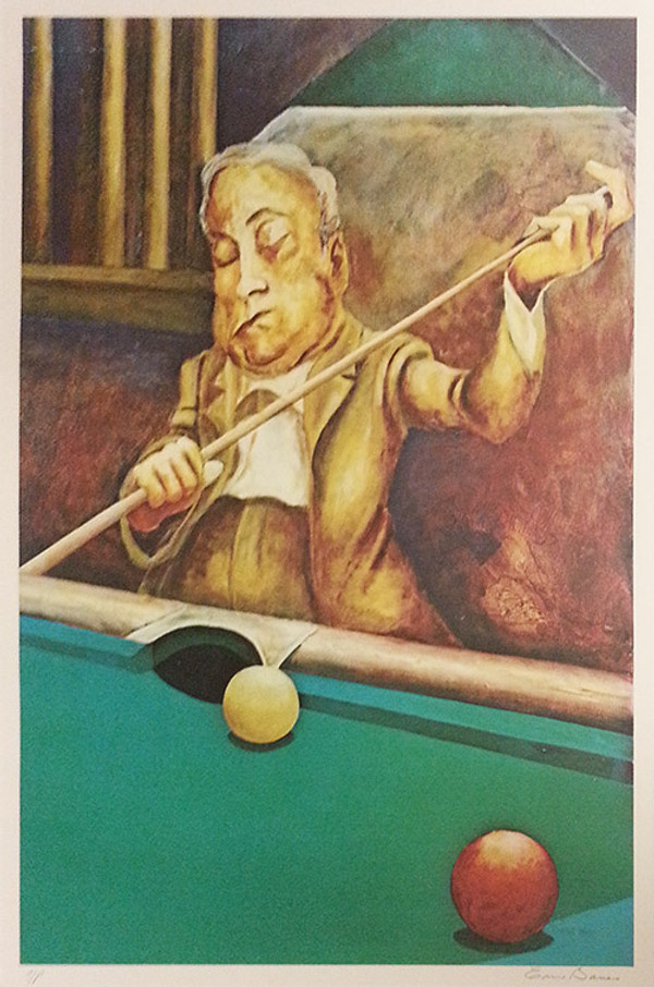 Billiards By Ernie Barnes Grun Art