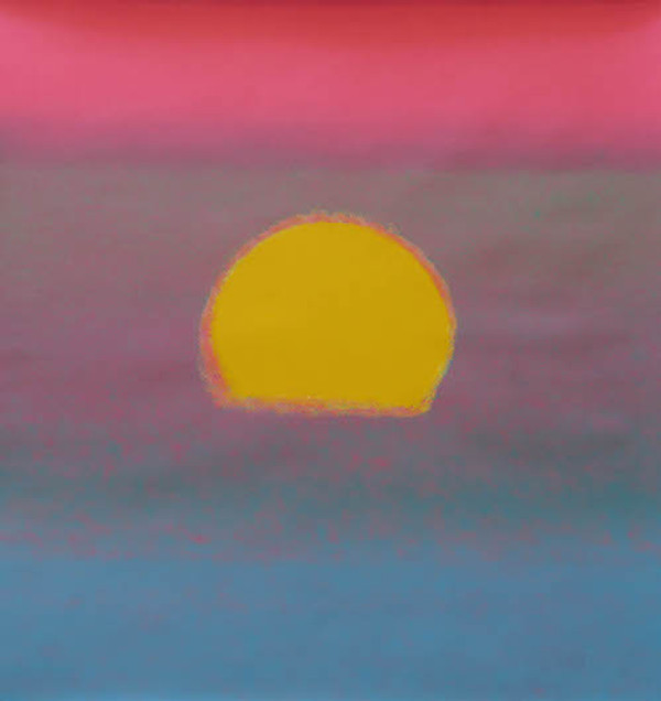 SUNSET (PINK/BLUE) BY ANDY WARHOL