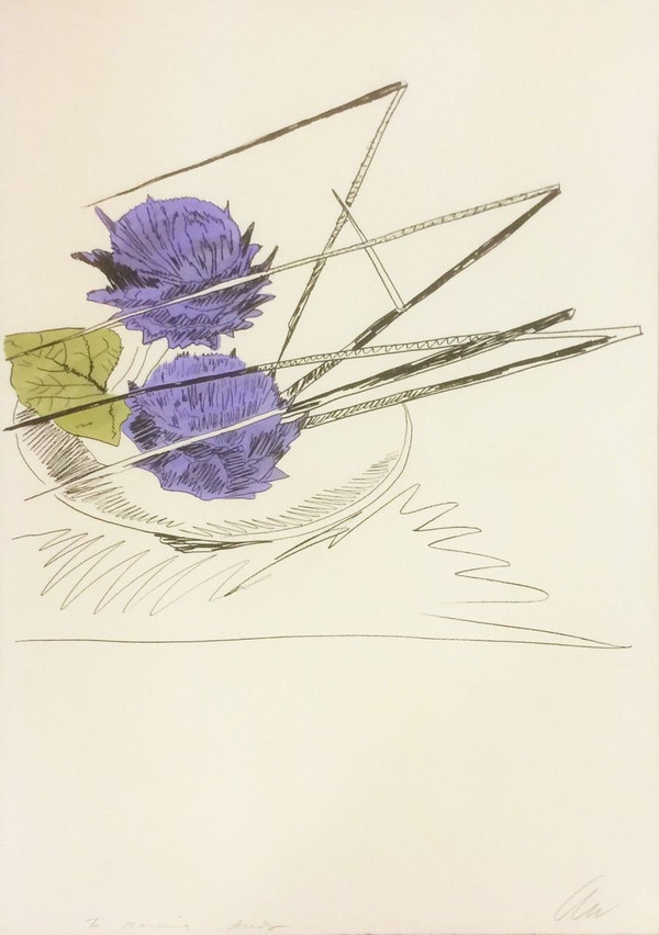 FLOWERS FS II.216 (HAND COLORED) BY ANDY WARHOL