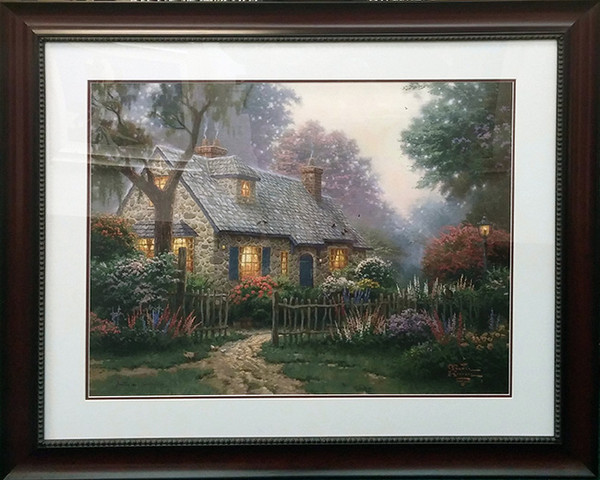 FOXGLOVE COTTAGE BY THOMAS KINKADE