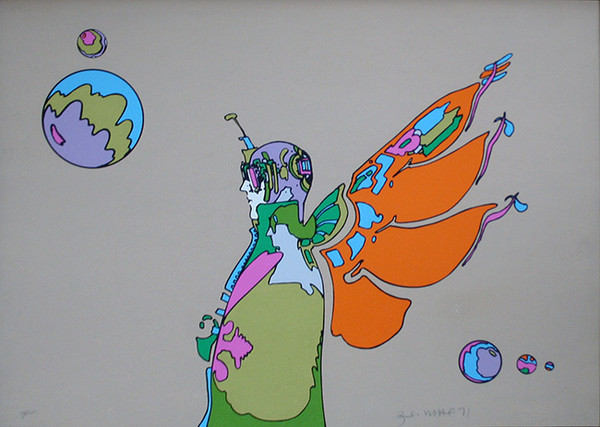 CRAB NEBULAR MAN (1970'S) BY PETER MAX