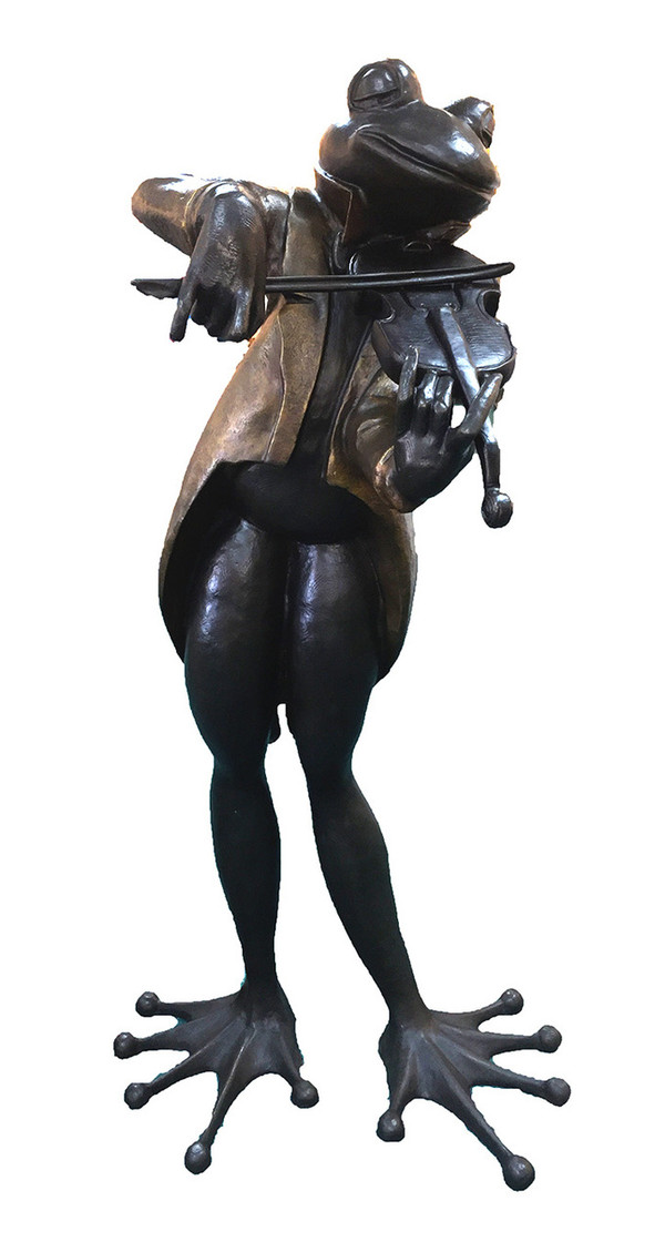 FROG VIOLINIST BY MAX TURNER