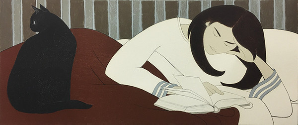 THE READER BY WILL BARNET