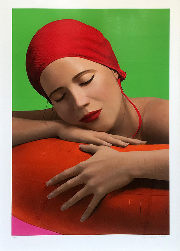 SERENA WITH RED CAP BY CAROLE A. FEUERMAN