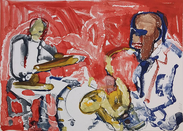 OUT CHORUS, RHYTHM SECTION BY ROMARE BEARDEN