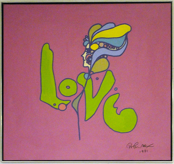 LOVE BY PETER MAX - GRUN ART