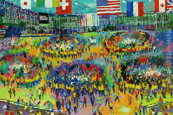 CHICAGO MERCANTILE EXCHANGE BY LEROY NEIMAN