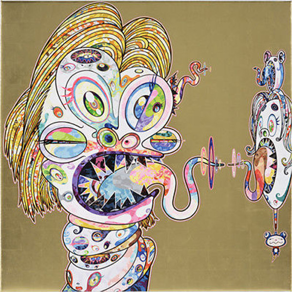 HOMAGE TO FRANCIS BACON NO. 1 (GOLD) BY TAKASHI MURAKAMI