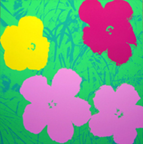 FLOWERS 11.68 BY ANDY WARHOL FOR SUNDAY B. MORNING