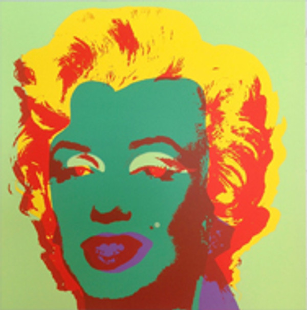 MARILYN MONROE 11.25 BY ANDY WARHOL FOR SUNDAY B. MORNING