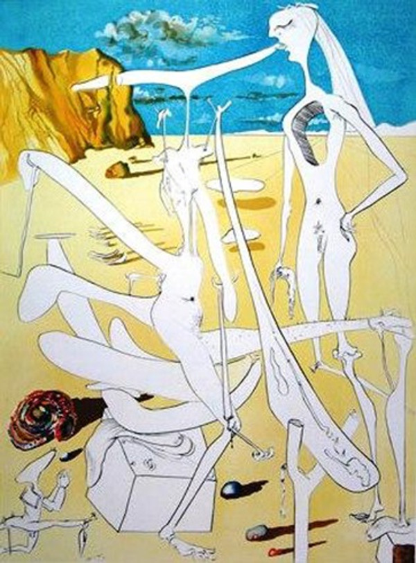 INFRATERRESTRIALS ADORED BY SALVADOR DALI