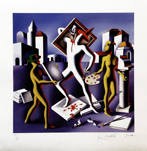 PRODUCTION SQUEEZE BY MARK KOSTABI - GRUN ART