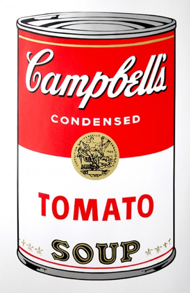 Sunday B Morning版キャンベルスープ缶 Tomato /ウォーホル TOMATO - CAMPBELL SOUP CAN BY ANDY WARHOL FOR SUNDAY B