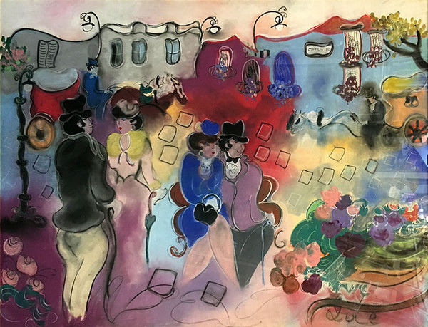 Zule Moskowitz/街路複製画サイン入り