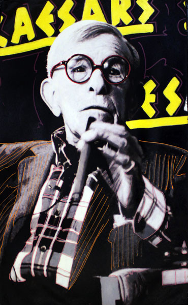GEORGE BURNS PERFORMS AT CAESAR'S BY STEVE KAUFMAN