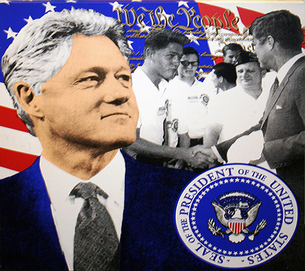 BILL CLINTON BY STEVE KAUFMAN
