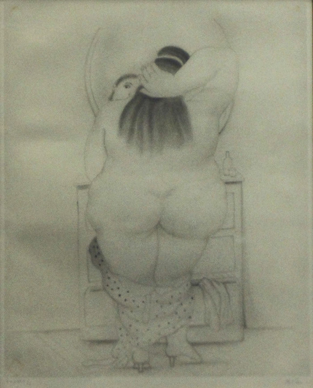 MIJER ANTE EL ESPEJO BY FERNANDO BOTERO