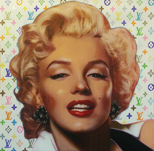 POP MARILYN - LOUIS VUITTON STYLE BY STEVE KAUFMAN