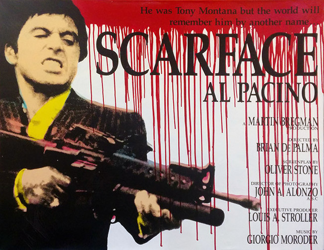 SCARFACE BY STEVE KAUFMAN