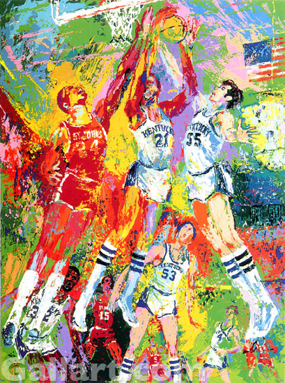 KENTUCKY WILDCATS BY LEROY NEIMAN