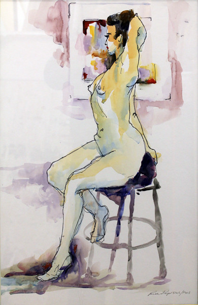 NUDE ON STOOL BY RUTH KARP