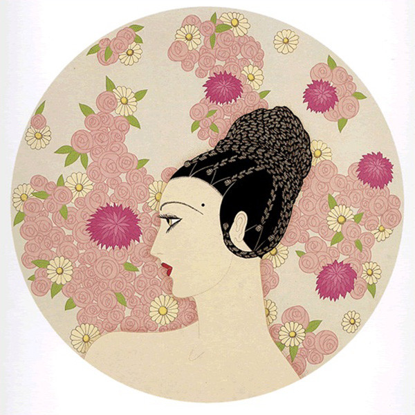 ROSES (ROSES AND CARNATIONS SUITE) BY ERTE