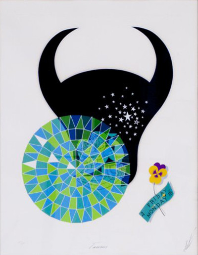 THE ZODIAC - TAURUS BY ERTE