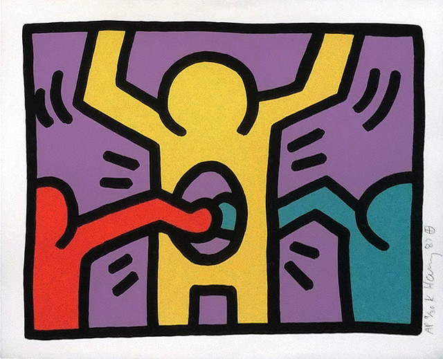 POP SHOP I (2) BY KEITH HARING