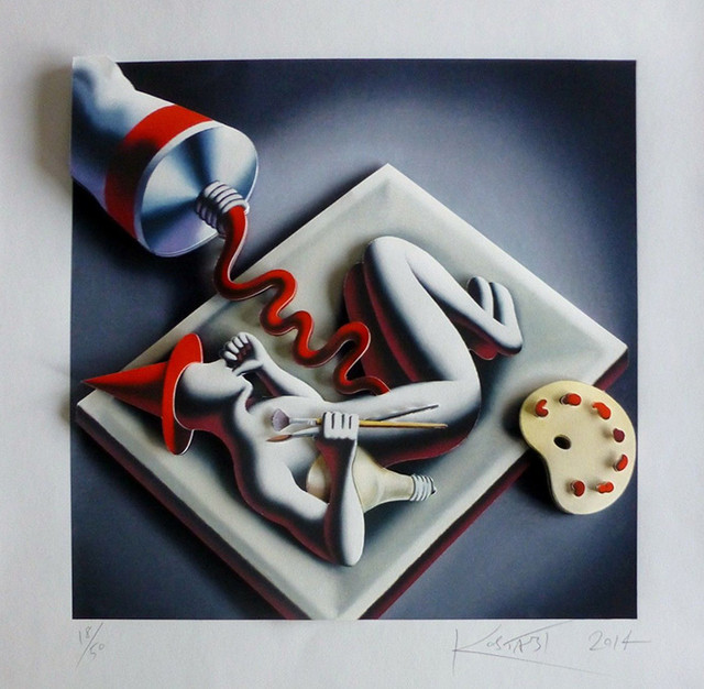 FETAL POSITION BY MARK KOSTABI