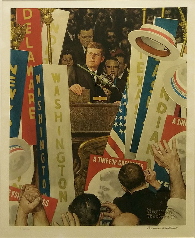 A TIME FOR GREATNESS BY NORMAN ROCKWELL