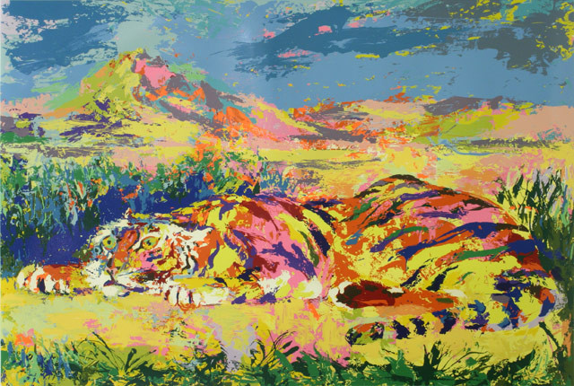 DELACROIX'S TIGER BY LEROY NEIMAN