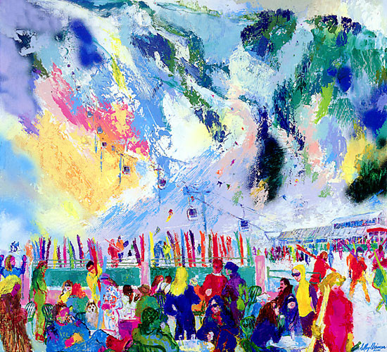 ASPEN MOUNTAIN RENDEZVOUS BY LEROY NEIMAN