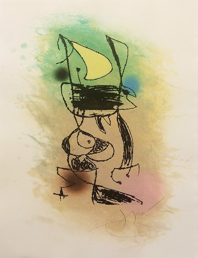 LE GRILLON SOUS LA LUNE BY JOAN MIRO