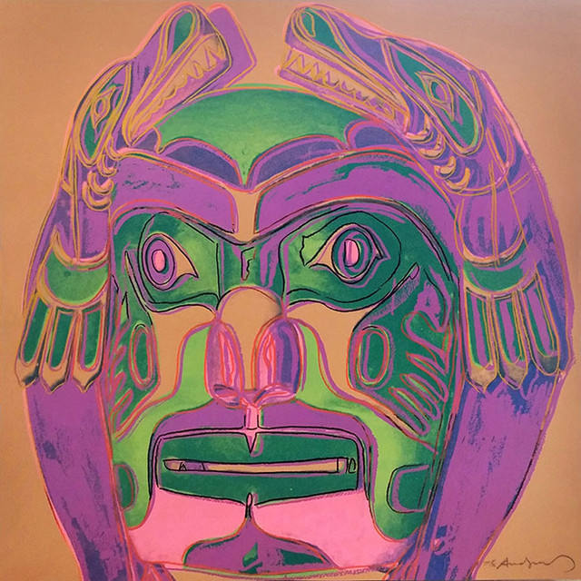 NORTHWEST COAST MASK FS II.380 -TRIAL PROOF- BY ANDY WARHOL