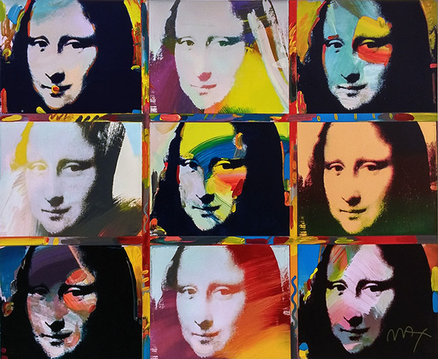 MONA LISA PORTRAITS BY PETER MAX
