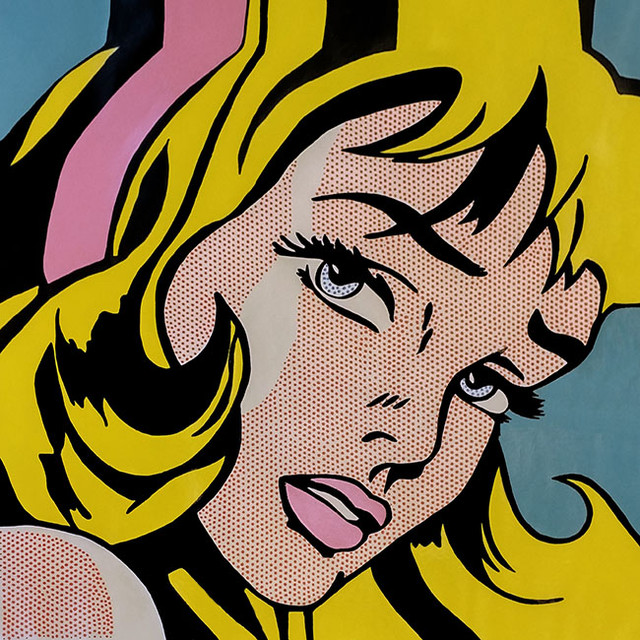 CRYING GIRLS - HOMAGE TO ROY LICHTENSTEIN BY STEVE KAUFMAN