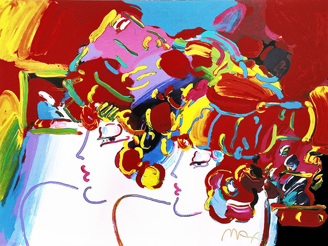 MONDRIAN LADIES BY PETER MAX
