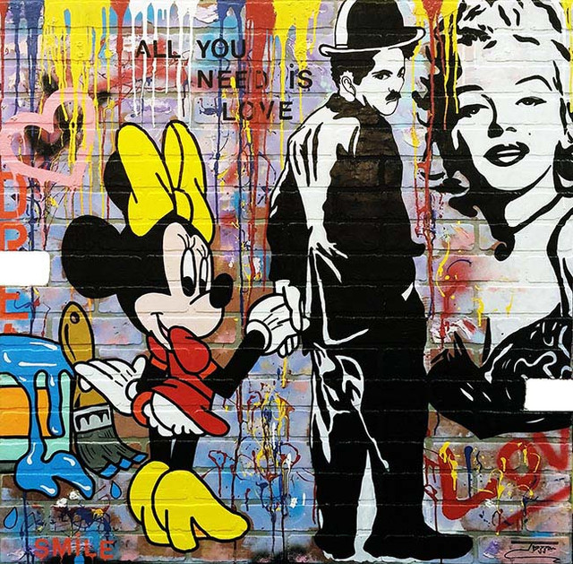 CHAPLIN/MINNIE BY JOZZA