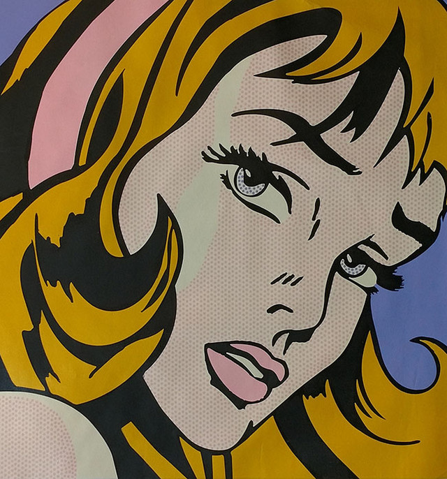 CRYING GIRL I -HOMAGE TO LICHTENSTEIN
