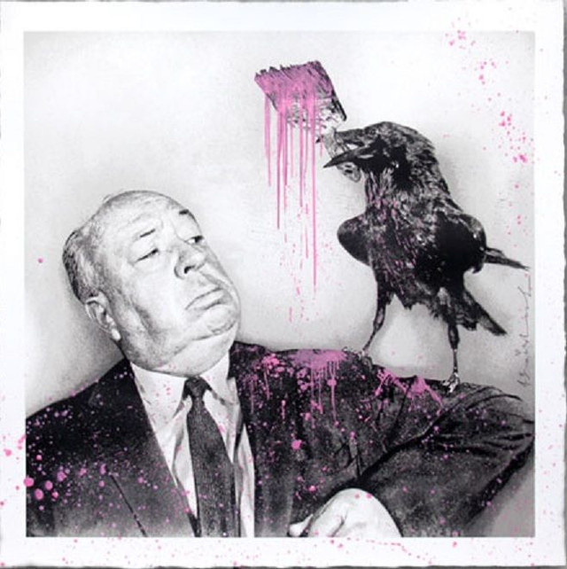 iHITCHCOCK (PINK) BY MR. BRAINWASH