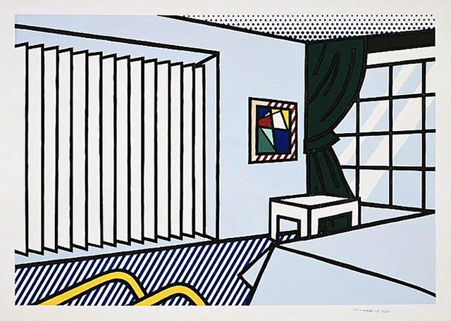 BEDROOM BY ROY LICHTENSTEIN