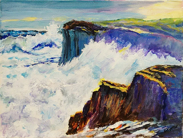 CRASHING WAVES BY CHARLES KONTOS