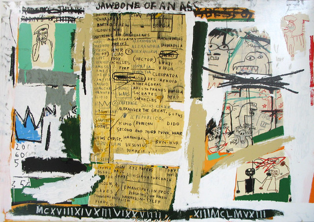 JAWBONE OF AN ASS 1982 BY JEAN-MICHEL BASQUIAT