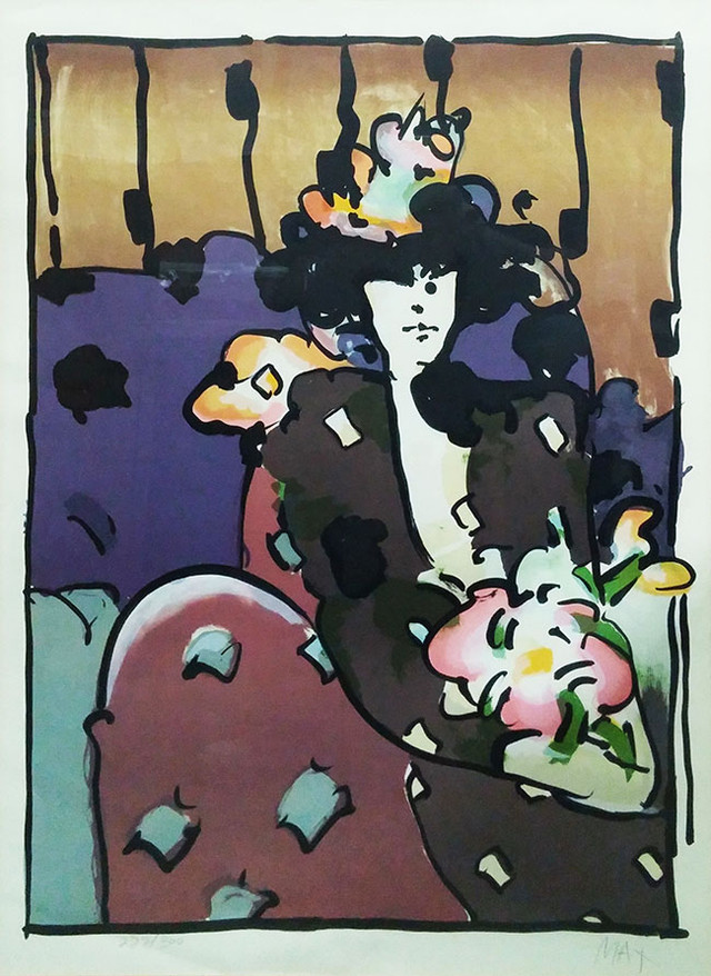 BROWN LADY I BY PETER MAX