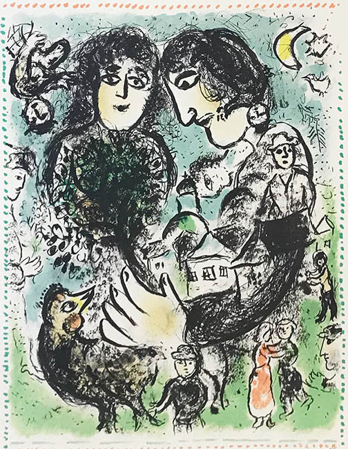 LE RENDEZ-VOUS BY MARC CHAGALL