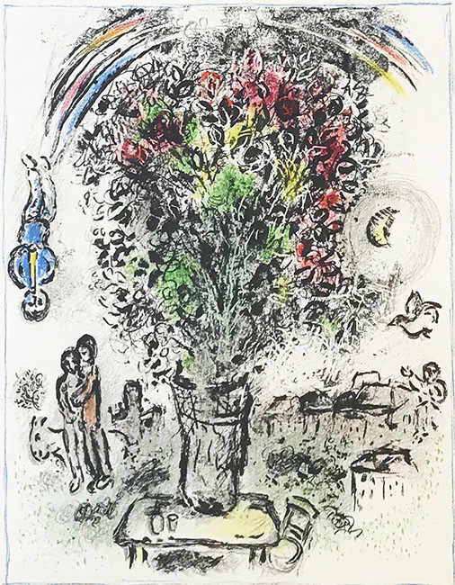 BOUQUET A L'ARC-EN-CIEL BY MARC CHAGALL