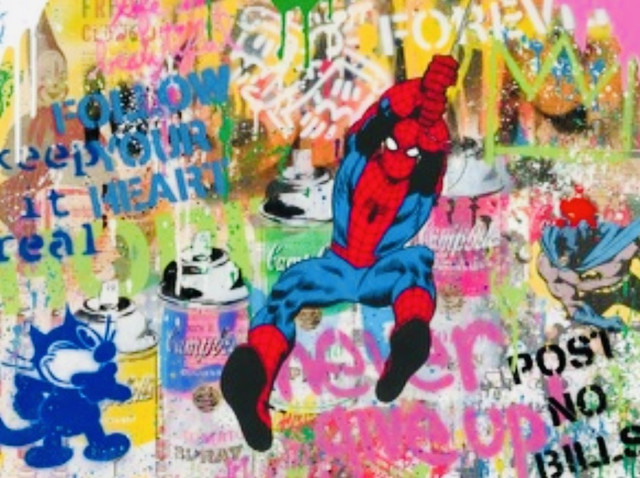 SPIDERMAN ! (ORIGINAL) BY MR. BRAINWASH